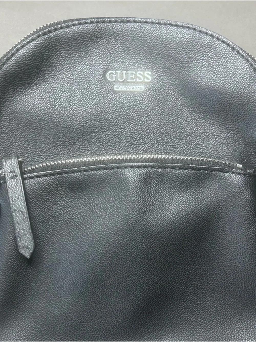 NWT GUESS Black Leather Backpack